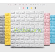 MedanSeller Foam Sticker Wallpaper 35CMX38CM Wall Stickers 3D Brick Foam