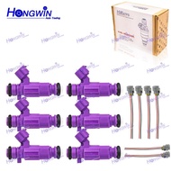 Fuel Injector Nozzle & Wire FJ661 35310-38010 For Hyundai XG350 Sonata Santa Fe Kia Magentis Optima
