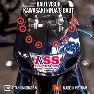 KAWASAKI Visor bolts NINJA 150RR titanium gr5 full contents 8 pcs