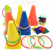 Throwing Ring Toys Throwing Loop Outdoor Game Parent Interaction Plastic Sensory Training E8