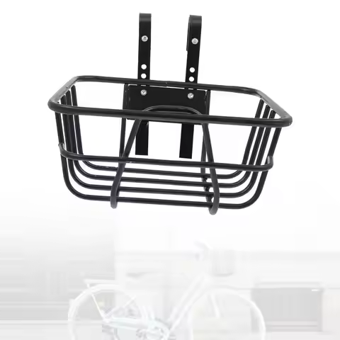 Bike Basket Metal Bike Vegetable Basket Carrier Front Bicycle Basket Shared Bike Basket Electric Bik