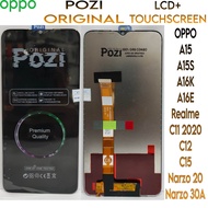 LCD OPPO A15/A15S/A16K/A16E/REALME C11 2020/C12/C15/NARZO 20/30A  POZI ORIGINAL FULLSET