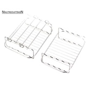 2 Pcs Air Fryer Rack for Double Basket Air Fryers Compatible with DZ401 Double Basket Air Fryers Accessories