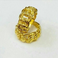 EMAS KOREA FREE COP 916 CINCIN DEWASA COCO / BELAH ROTAN - RING KOREA GOLD / GOLD PLATED 24K