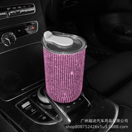 Bling Diamond-encrusted Drink Cup Simple And Fashionable Diamond-encrusted Rhinestone Womens Stainle