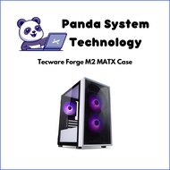 Tecware Forge M2 TG ARGB MATX Gaming Case - White