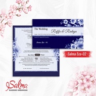 CAHAYA Salma Eco 2 Wedding Invitation Paper Blank| Price Price | Free FILE SETTING | Invitation Ligh