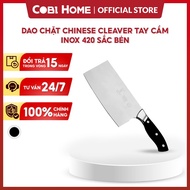 Chinese Cleaver chopping knife with plastic handle - Sharp 420 stainless steel - Cobihome