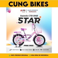 TERUJI Sepeda Anak Perempuan BNB STAR Ukuran 16 &amp; 18 Inch Untuk Usia