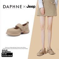 Daphne x Jeep Thick Soled Mary Janes - Autumn Retro Big Toe Women's Shoe