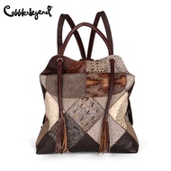 Cobbler Legend New Genuine Leather Backpack Women Bag Vintage Shoulder Bag