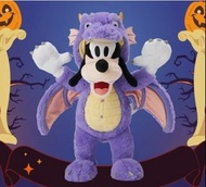 送SF 現貨正版全新有牌 紫龍高飛 Disney Goofy 公仔  Halloween 迪士尼 萬聖節公仔 上海迪士尼 上迪 絕版罕有 40cm 2023 Halloween Disney auth