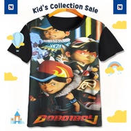Boboiboy Anime Kids T-Shirt v2 Boboiboy TV Animation Cartoon Children's 3D Printing Shirt for Ages 1