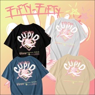 CUPID FIFTY-FIFTY TSHIRT OVERSIZE/TSHIRT OVERSIZE/FIFTY-FIFTY/CUPID/TSHIRT KPOP