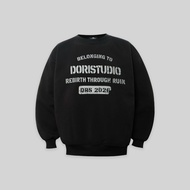 [Opening Deal] Doris / DRS 2026 DorisStudio cotton fleece sweatshirt / unisex form