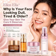 Ellen Ella Skincare Set Retinol Anti Aging Face Cream Niacinamide Whitening Serum Cream Anti Wrinkle
