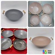 4in1 Non-Stick Cauldron (iron wok 2 Non-Stick cookware handle)
