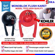 MONOBLOK BESAR KECIL FLUSH KARET MODEL TOTO PELAMPUNG TUTUP KLOSET WC DUDUK TOILET