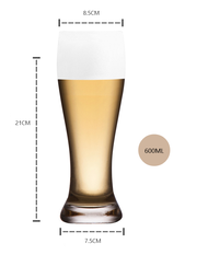 Beer Mug Large Transparent Party Draft Beer Glass Oversize Cocktail Cup