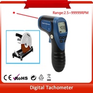 2.5-99999RPM Takometer Laser Digital Tanpa Sentuhan – Meter RPM untuk Motor, Jentera Berputar