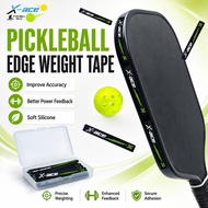 X-ACE Black Green Pickleball Edge Weight Tape 3g Silicone Weight Strips, Paddle Balance Adjustment S