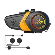 LX3 Helmet Bluetooth Headset 1200MAH Motorcycle BT5.0 Wireless Hands-Free Call Stereo Anti-Jamming Waterproof Headset