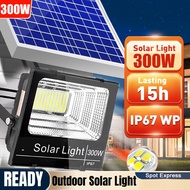 🔥Ready stock🔥Solar Light Outdoor Lighting 30W 100W 300W Solar Spotlight Lampu solar IP67 Waterproof 