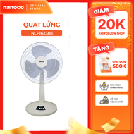 Quạt lửng Nanoco model NLF1623 (màu xanh màu beige - 3 chế độ gió - công suất 47W)