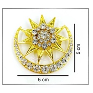 BROOCH KERONSANG SONGKOK PENGANTIN 5CM