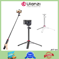 Ulanzi ไม้เซลฟี่แบบพกพาขนาดเล็กขาตั้งกล้องขาตั้งกล้องโทรศัพท์ MT-44แบบมือถือ
