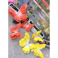 8-petal Eva foam butterfly Size 30cm-60cm Decor for shops, homes, hotels