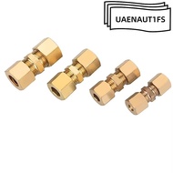 UAENAUT1FS Brass Compression Fitting, Multiple Sizes Brass Tube Fitting Connector, Connector Straigh