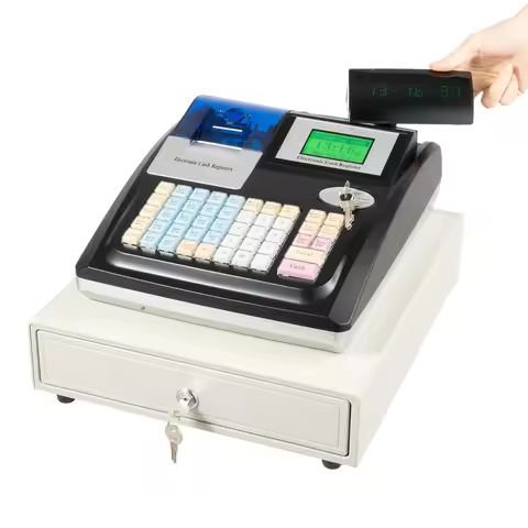 48 Keys Cash Management System,Commercial Electronic Cash Register, Digital Cash Register POS System