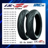 ยางลายใหม่ ยางนอก IRC IZ-S ลาย S99T M/C TL ขอบ 17 TL ยางใหม่ Scooter Sport ยางใหญ่ Tubeless ไม่ใช้ยางใน  เลือกได้หลายเบอร์