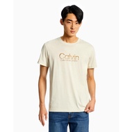 Calvin Klein Mens Calvin Embroidered Logo Tee