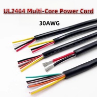 UL2464 Multi-Core Power Cord 30AWG Tinned Copper Electronic Wire Signal Sheathed Wire -5 meters