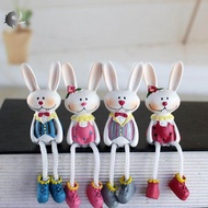 (4 ชิ้น) Miffy เครื่องประดับกระต่าย งานฝีมือเรซิน ความคิดสร้างสรรค์ ตกแต่งบ้าน ของขวัญวิว แขวนเครื่อ