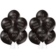 backdrop birthday decoration birthday set Fun Party Balloon Parts Abusive Different Phrases Angry Ol