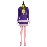 In Stock Scooby Doo Where Are You Daphne Blake Cosplay Costume Dress Halloween Outfit