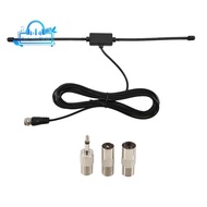 FM Radio Antenna FM F-Head Sheep Horn Antenna for Car FM TV Radio Station 75 Ohms F Female to TV3.5 
