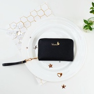 ❥BLACK♥中等拉鍊護腕[牛皮]。