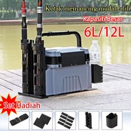 Fishing Box Mancing Set Fishing Tackle Box Pancing Murah Fishing Storage Box large Pole Cup Holder K