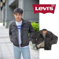 Review Levis Black Brushed Denim Jacket Pure Cotton Long-Sleeved 9441