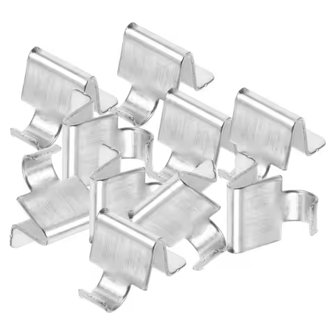 10Pcs Robust Iron Cabinet Shelf Clips Secure Tight Fit Shelf Support Pegs for Kitchen Cabinets Offic