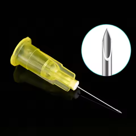100pcs Painless Small Needle 30G 13mm 4mm 25mm Disposable 30G Medical Micro-Plastic Injection Cosmet