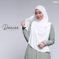 Shawl Dania by Hauraa Plain Korean Chiffon 2 Meter Scarves Hijab Shawl Chiffon Shawl 2 Meter