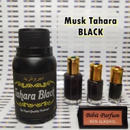 PARFUM MUSK TAHARA BLACK BIBIT MINYAK WANGI WARNA HITAM