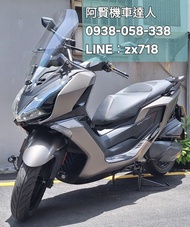 阿賢機車達人→嚴選2024年 KYMCO 光陽 Downtown GT 350 黃牌重機 一手車少跑 僅行駛563公里 可分期付款。