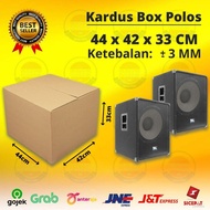 KARDUS KARTON BOX POLOS JUMBO BESAR UKURAN 44x42x33 CM