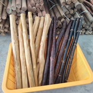 Tongkat kayu COMBO 3(20inci)Tongkat Kemuning Emas&sulur bertam&Tas merah100%kayu asli20inci